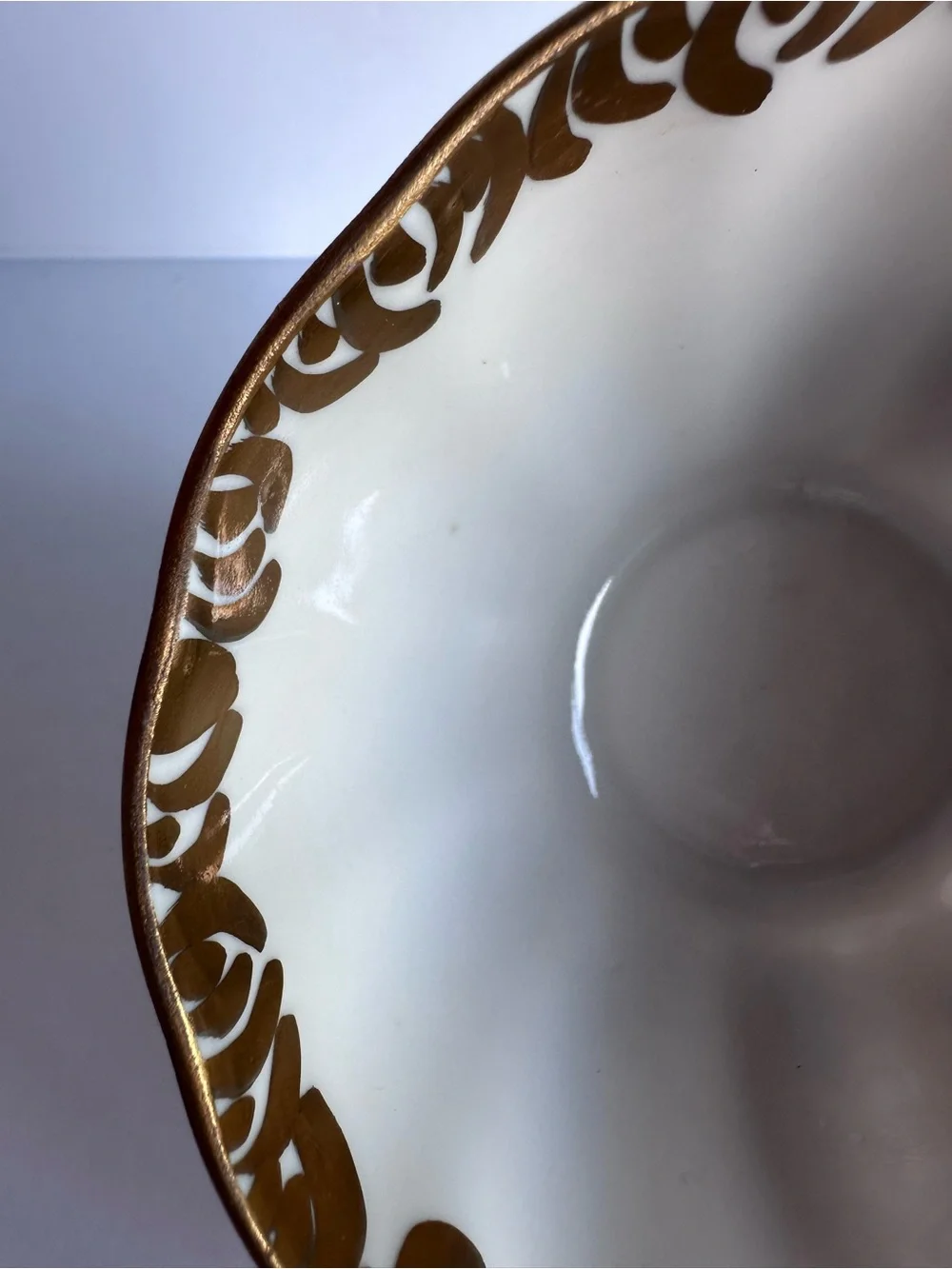 Lomonosov Golden Garden Porcelain Cup and Saucer gold/cobalt